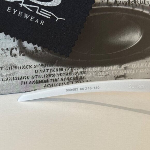 NEW (OO9463) Oakley Sutro Lite PRIZM Polarized White Frame - Picture 9 of 11